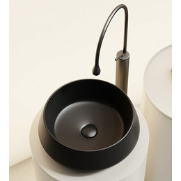 Раковина-чаша Ceramicanova Maya 40 см CN12004MB, чёрный матовый фото 