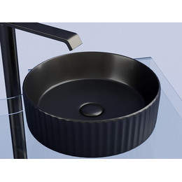 Раковина-чаша Ceramicanova Element 36 см CN6057MB, чёрный матовый фото 