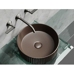 Раковина-чаша Ceramicanova Element 36 см CN6057MDB, тёмно-коричневый матовый фото 