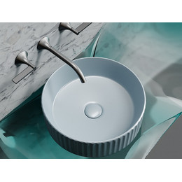 Раковина-чаша Ceramicanova Element 36 см CN6057MHL, серо-голубой матовый фото 