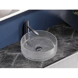 Раковина-чаша Ceramicanova Cristal 36 см CN6062, прозрачный фото 