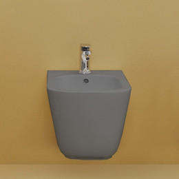 Биде подвесное Kerasan Tribeca 512589, Ferro matt фото 