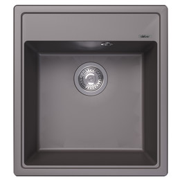 Кухонная мойка Abber Quarz AQ2901G, серый фото 