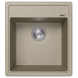 Кухонная мойка Abber Quarz AQ2901S, песочный фото 