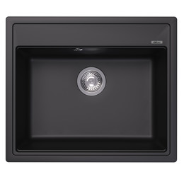 Кухонная мойка Abber Quarz AQ2902B, чёрный фото 