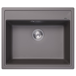 Кухонная мойка Abber Quarz AQ2902G, серый фото 