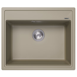 Кухонная мойка Abber Quarz AQ2902S, песочный фото 