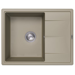 Кухонная мойка Abber Quarz AQ2903S, песочный фото 