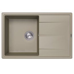 Кухонная мойка Abber Quarz AQ2904S, песочный фото 