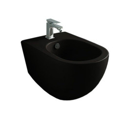 Биде подвесное ArtCeram File 2.0 FLB003 17 00, чёрный матовый фото 