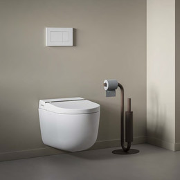 Унитаз-биде подвесной безободковый ArtCeram Hype KHYV001 05 00 с электронной крышкой фото 