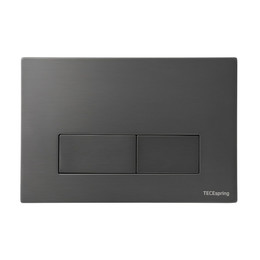 Кнопка смыва TECEspring S S240521, нержавеющая сталь, сатин, gun metal PVD фото 