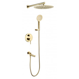 Душевая система для ванны Grocenberg GB5001GO, золото фото 