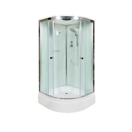 Душевая кабина Avacan 100x100 см D271SEL, хром/матовое (безсиликоновая сборка) фото 