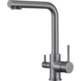 Смеситель для кухни Grocenberg GB40551BG, графит фото 