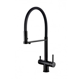 Смеситель для кухни Grocenberg GB4095BL, чёрный матовый фото 