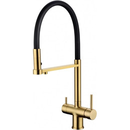 Смеситель для кухни Grocenberg GB4095MG, матовое золото фото 