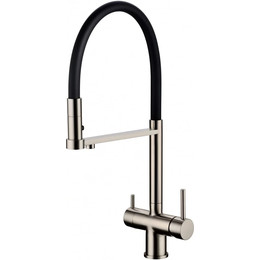 Смеситель для кухни Grocenberg GB4095NK, никель фото 