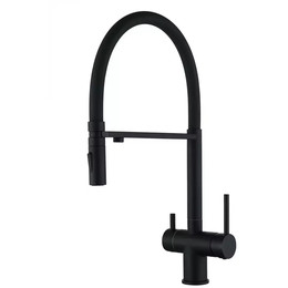 Смеситель для кухни Grocenberg GB4096BL, чёрный матовый фото 