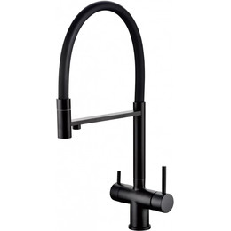 Смеситель для кухни Grocenberg GB4099BL, чёрный матовый фото 