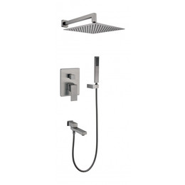 Душевая система для ванны Grocenberg GB5089BG-1, графит фото 