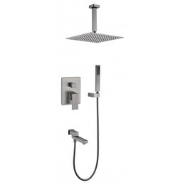 Душевая система для ванны Grocenberg GB5089BG-2, графит фото 