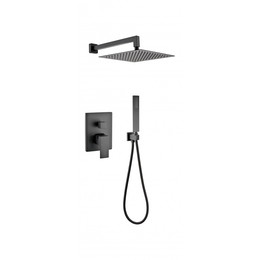 Душевая система для ванны Grocenberg GB5089BL-3, чёрный матовый фото 