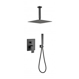 Душевая система для ванны Grocenberg GB5089BL-4, чёрный матовый фото 