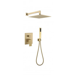 Душевая система для ванны Grocenberg GB5089MG-3, матовое золото фото 