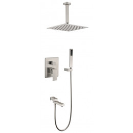 Душевая система для ванны Grocenberg GB5089NK-2, никель фото 