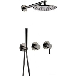 Душевая система для ванны Grocenberg GB5090BG, графит фото 