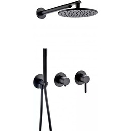 Душевая система для ванны Grocenberg GB5090BL, чёрный матовый фото 