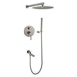 Душевая система для ванны Grocenberg GB5099BG-1, графит фото 