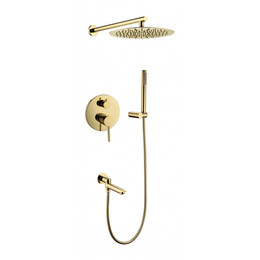 Душевая система для ванны Grocenberg GB5099GO-1, золото фото 