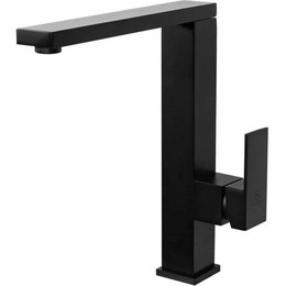 Смеситель для кухни Grocenberg GB4008BL, чёрный матовый фото 