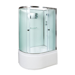 Душевая кабина Avacan 120x80 см D120R, хром/матовое (безсиликоновая сборка) фото 