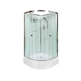 Душевая кабина Avacan 100x100 см D271, хром/матовое (безсиликоновая сборка) фото 