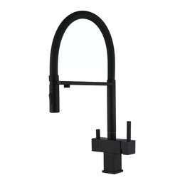 Смеситель для кухни Grocenberg GB4098BL, чёрный матовый фото 