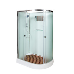 Душевая кабина Avacan 120x90 см D012L, хром/матовое (безсиликоновая сборка) фото 