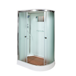 Душевая кабина Avacan 120x90 см D012SL, хром/матовое (безсиликоновая сборка) фото 
