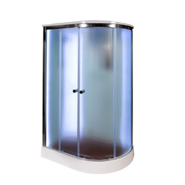 Душевая кабина Avacan 120x90 см D012SLLED, хром/матовое (безсиликоновая сборка) фото 