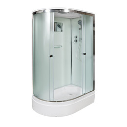 Душевая кабина Avacan 120x90 см D312SR, хром/матовое (безсиликоновая сборка) фото 