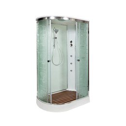 Гидробокс Avacan 120x90 см EM2012RGM, хром/узор (безсиликоновая сборка) фото 