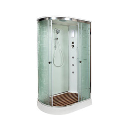 Гидробокс Avacan 120x90 см EM2012RGM+EL, хром/узор (безсиликоновая сборка) фото 