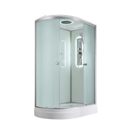 Гидробокс Avacan 120x80 см D2012RLED, хром/матовое (безсиликоновая сборка) фото 