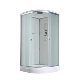 Душевая кабина Avacan 90x90 см D2090, хром/матовое (безсиликоновая сборка) фото 