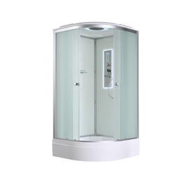 Гидробокс Avacan 100x100 см D3010LED, хром/матовое (безсиликоновая сборка) фото 