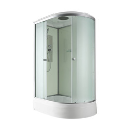 Душевая кабина Avacan 120x80 см D3012L, хром/матовое (безсиликоновая сборка) фото 