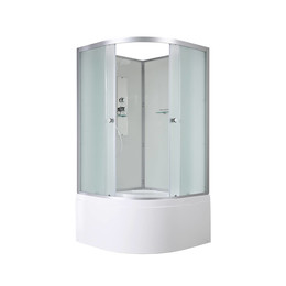 Душевая кабина Avacan 90x90 см D5090N, хром/матовое (безсиликоновая сборка) фото 