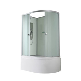 Душевая кабина Avacan 120x80 см D5012LN, хром/матовое (безсиликоновая сборка) фото 